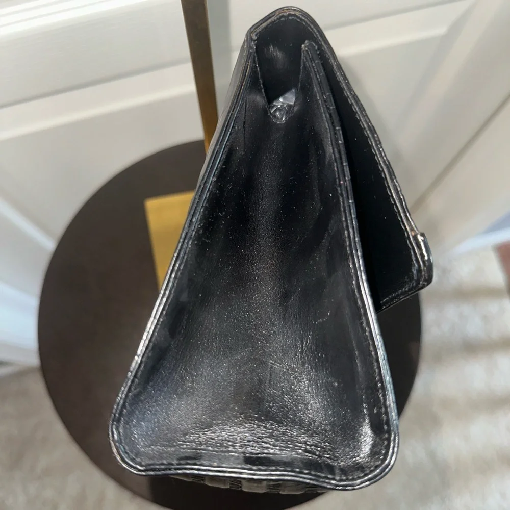 Mario Valentino Vintage Clutch - Black